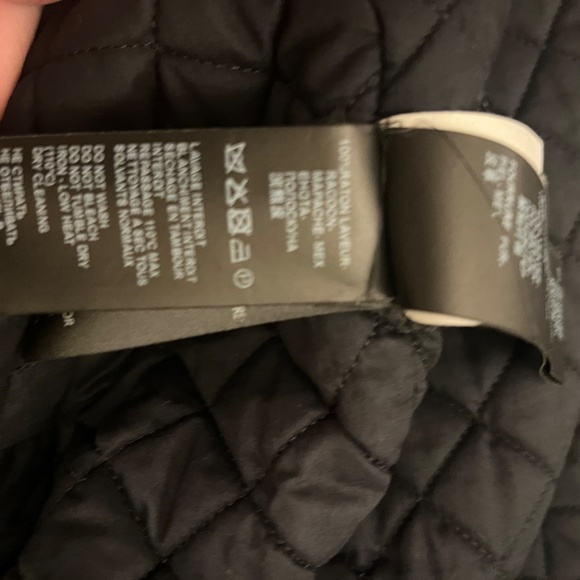 The Kooples Technical Cotton Parka with  Raccoon Fur Hood Coat Black Medium - Picture 9 of 11